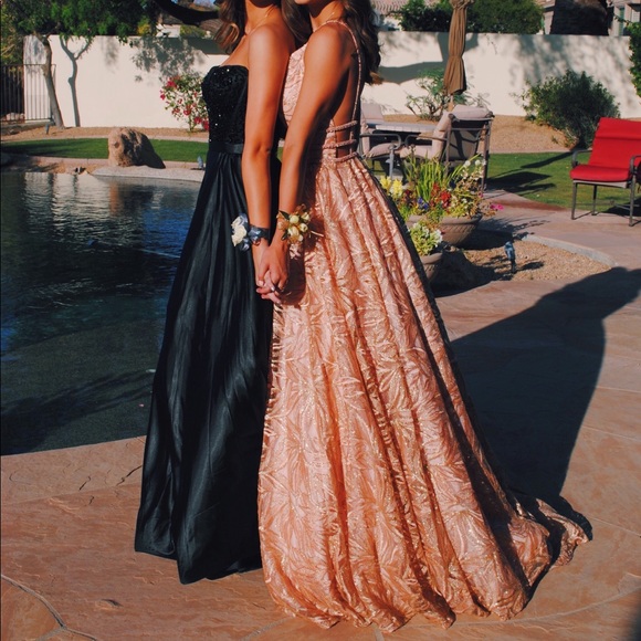 Jovani rose gold prom dress - Picture 7 of 8